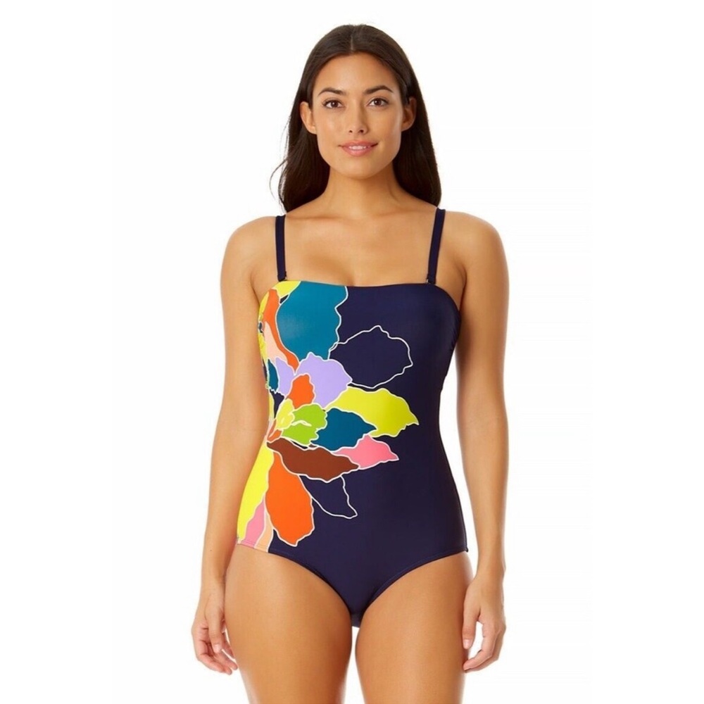 Anne Cole Strapless one piece swimsuit BNWT size 10
